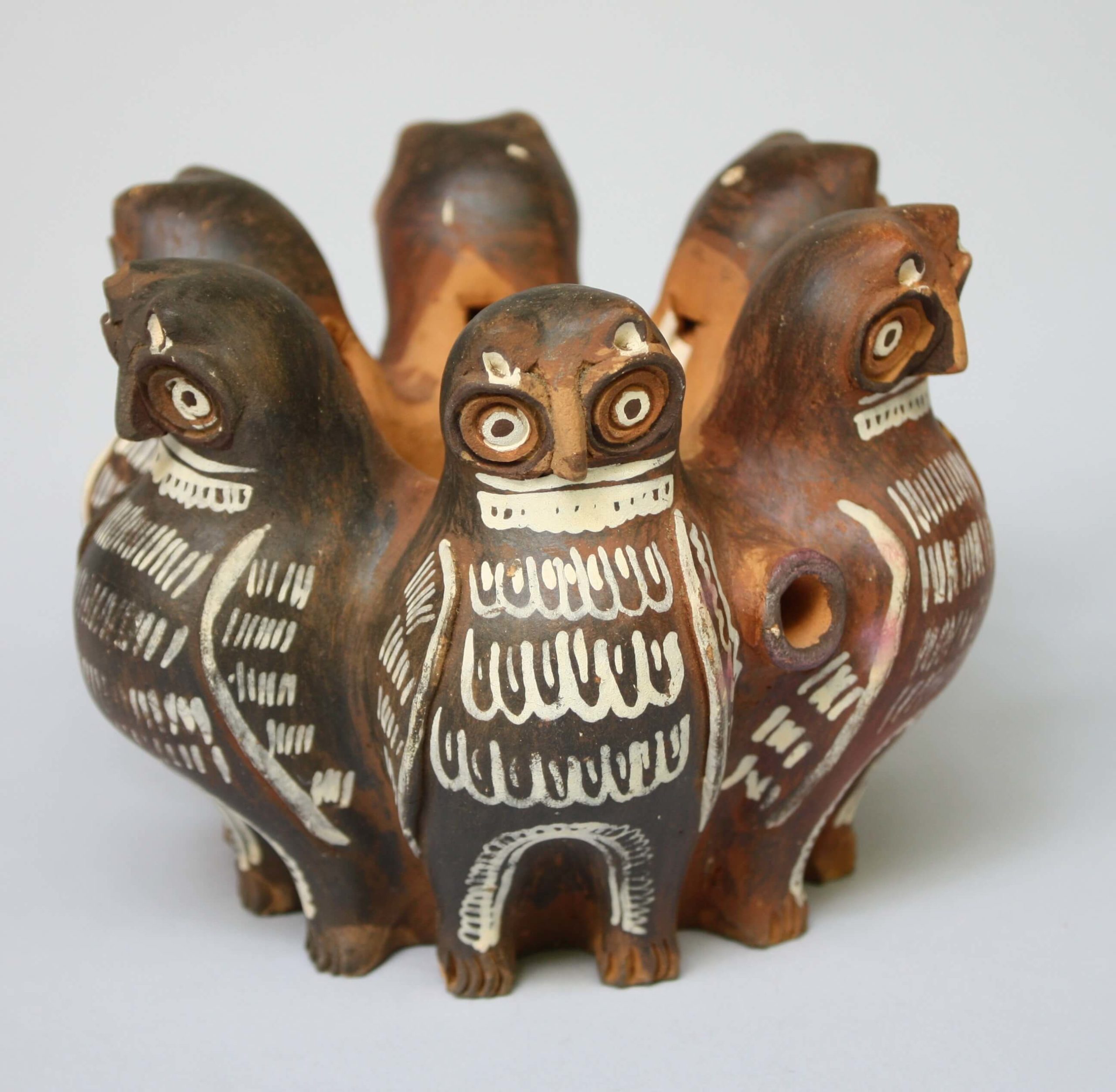 六羽のフクロウ笛」 | 日本玩具博物館